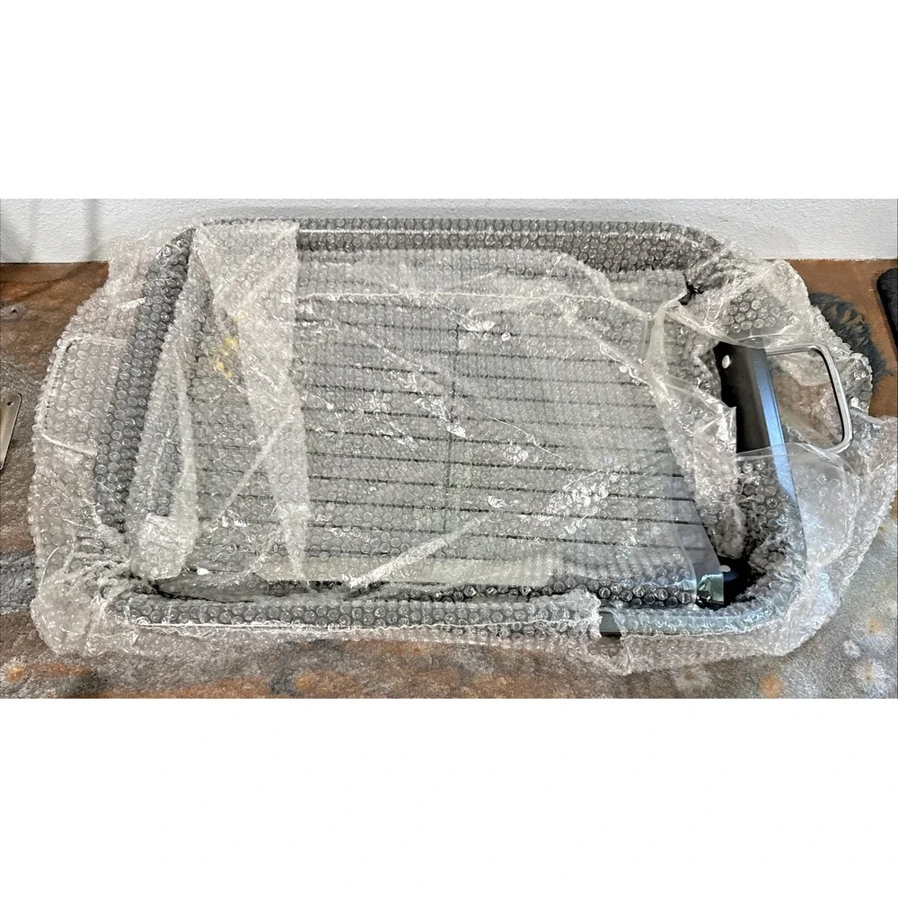 Grande Chef Gourmet 4 Piece Roasting Set Nonstick Roaster Rack Tools NIB